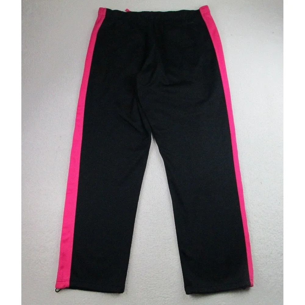 Nike Sweat Pants Womens M Livestrong Black Pink Therma-Fit Fleece Running Active